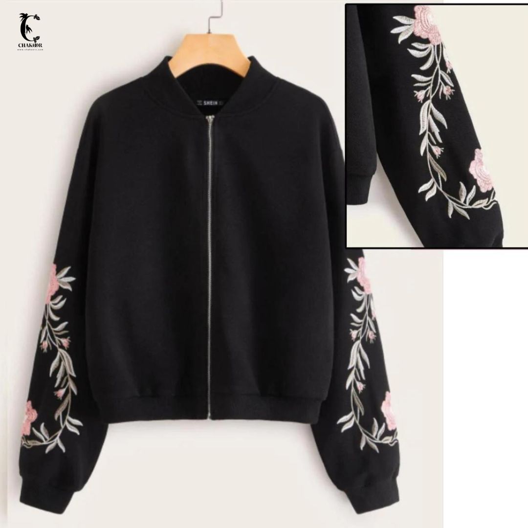 Chakoor Embroidered Sleeves Jacket