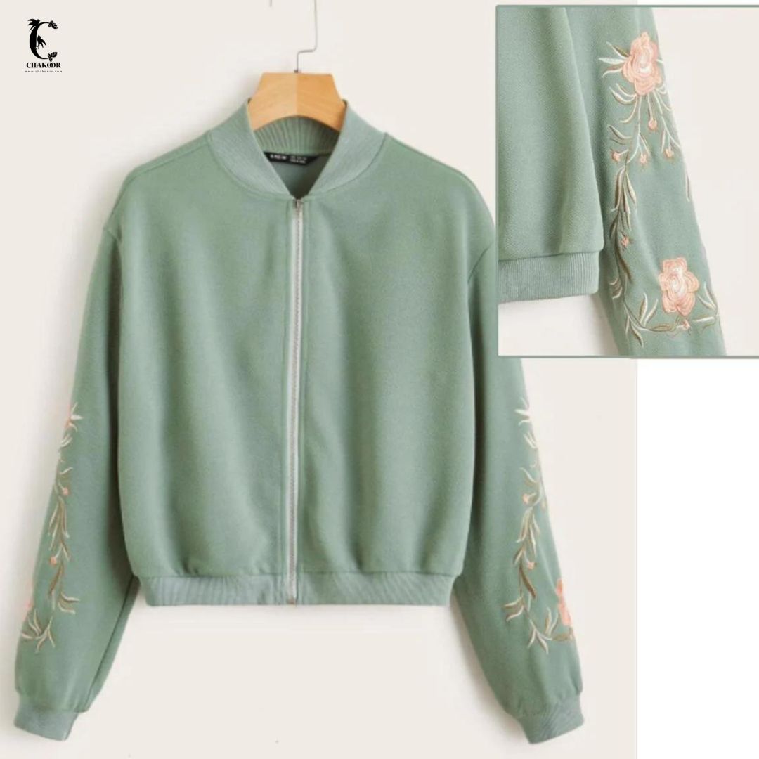 Chakoor Embroidered Sleeves Jacket