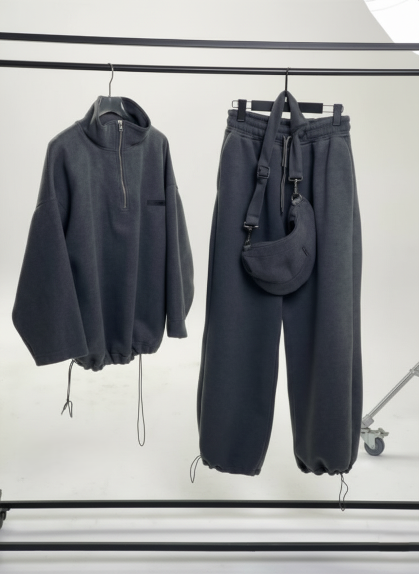 CH # 583 Chakoor Women’s 3 in 1 Winter Western Baggy Track Co ords With Bag