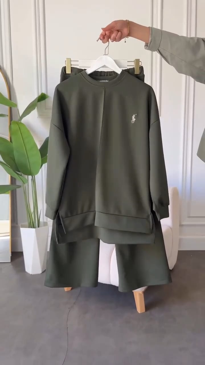 CH 589 Chakoor Polo Winter Fleece Co-ord Set