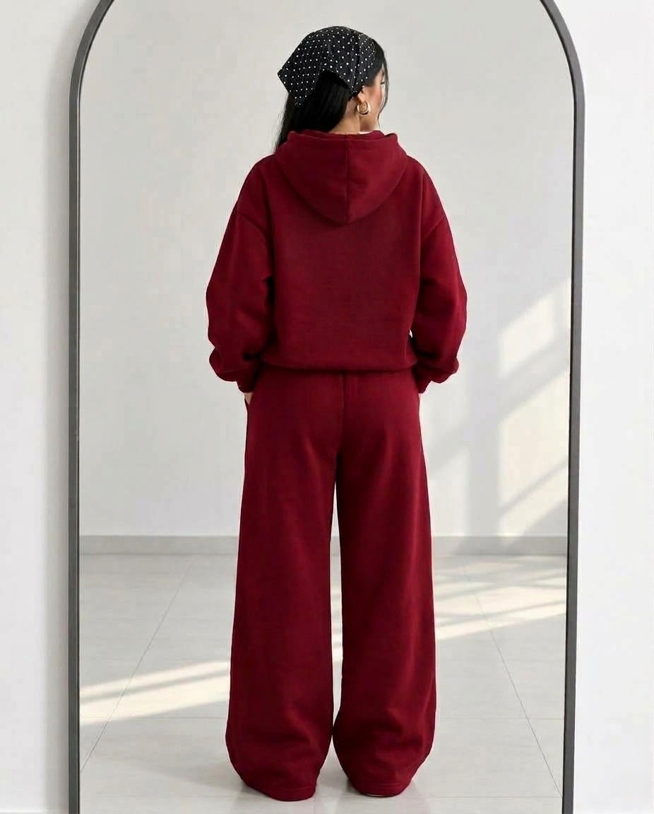 CH 6144 Chic & Cozy Bow Feleece Hoodie & Trouser