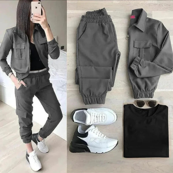LY-11 Winter Pocket Style Tracksuit
