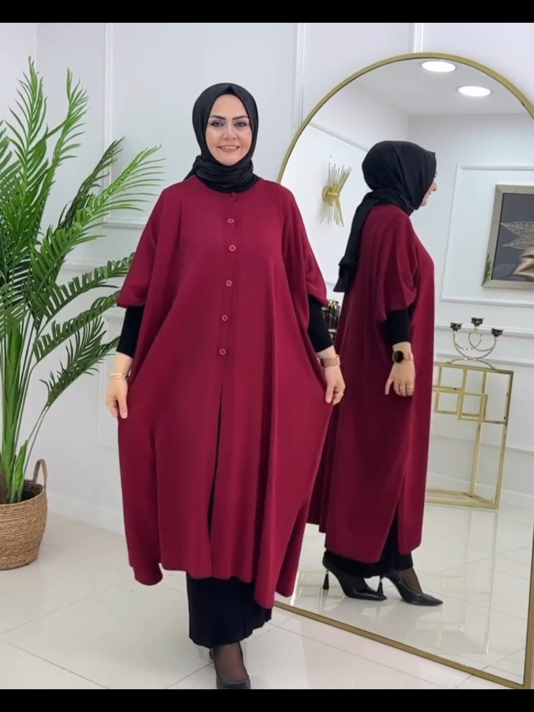 Ch # 520 Chakoor FrostFlow Flared Fleece Top