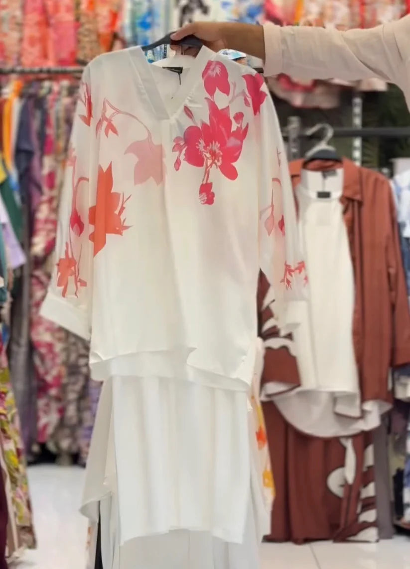 CH 6014 - Petal Soft 2-Piece Dress | Chakoor