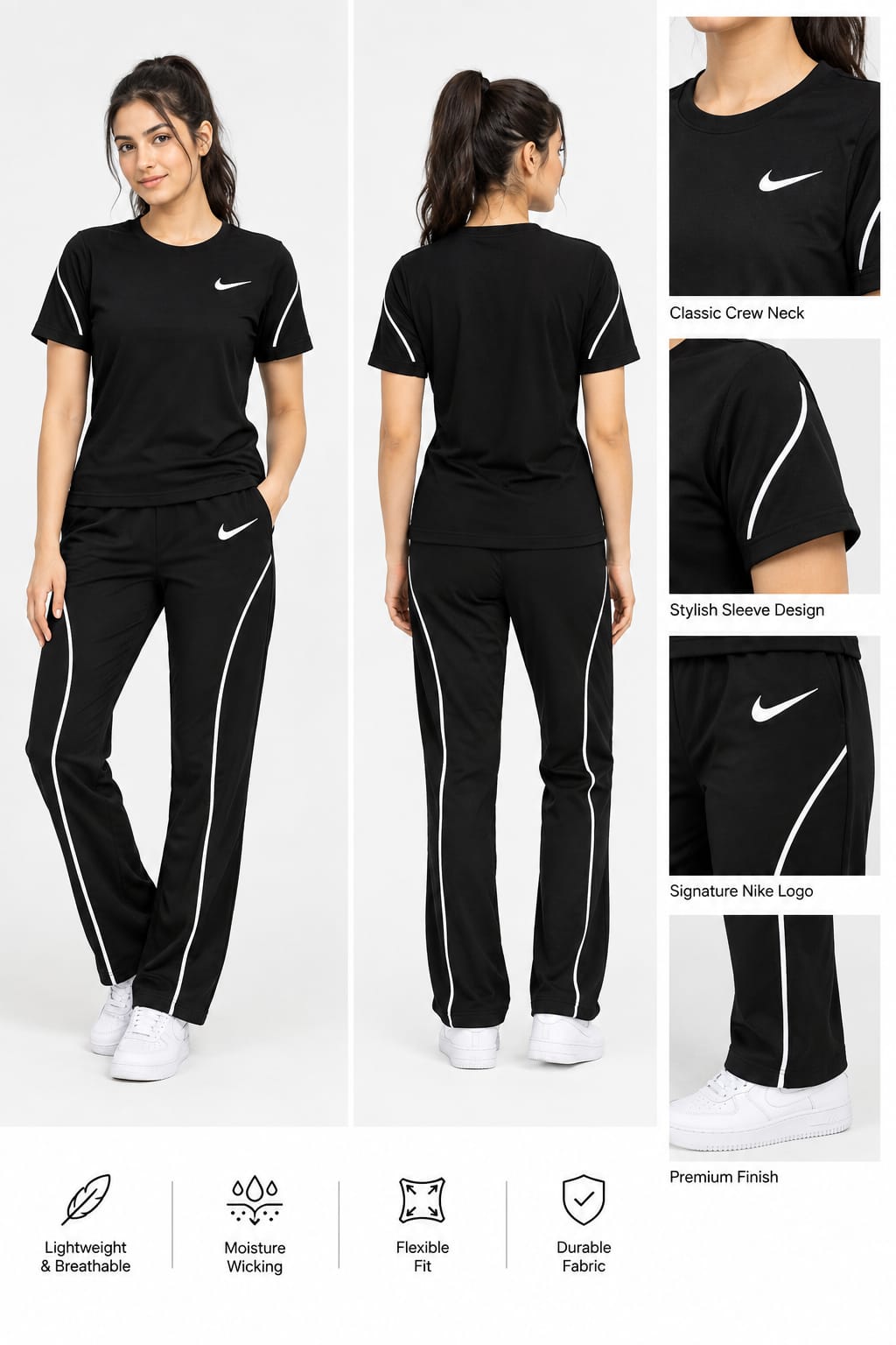 SL 5005 |Chakoor| Premium Black Co-Ord Set