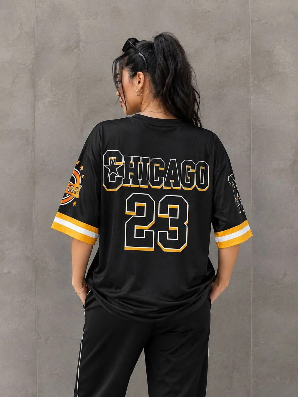 CH-6134 |CHAKOOR| Premium Varsity T-Shirt