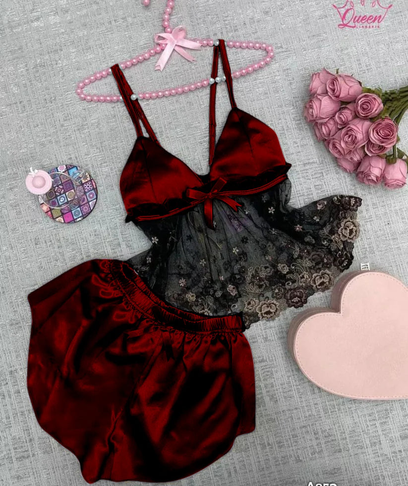 CHK # p68 Chakoor 2 Pieces Soft Desire Mini Silk Set