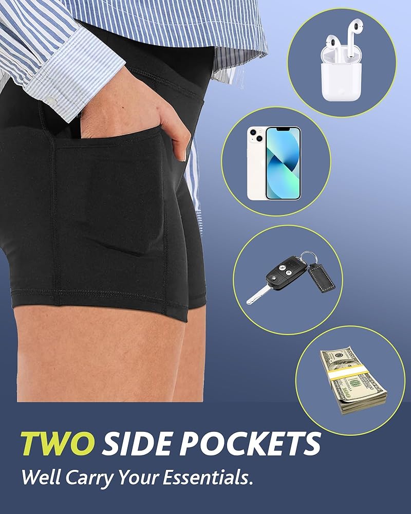 CH # 575 High Waist Lycra Tummy Control Gym Shorts – Women’s Fitness, Yoga & Running Wear