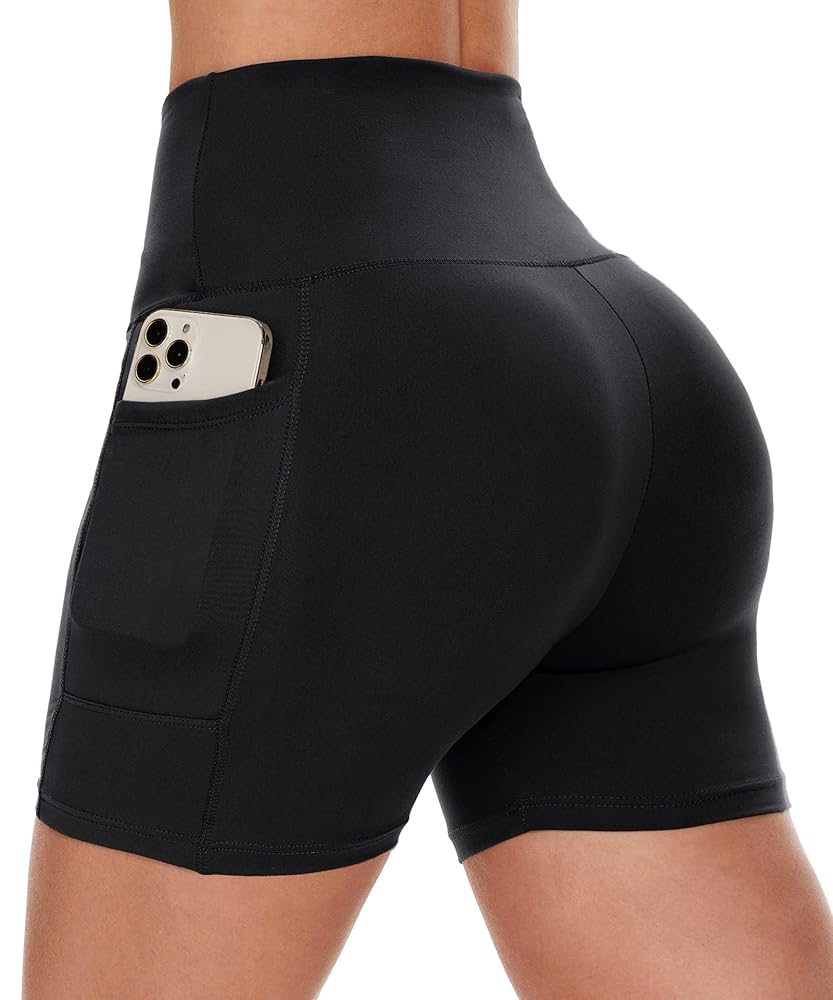CH # 575 High Waist Lycra Tummy Control Gym Shorts – Women’s Fitness, Yoga & Running Wear
