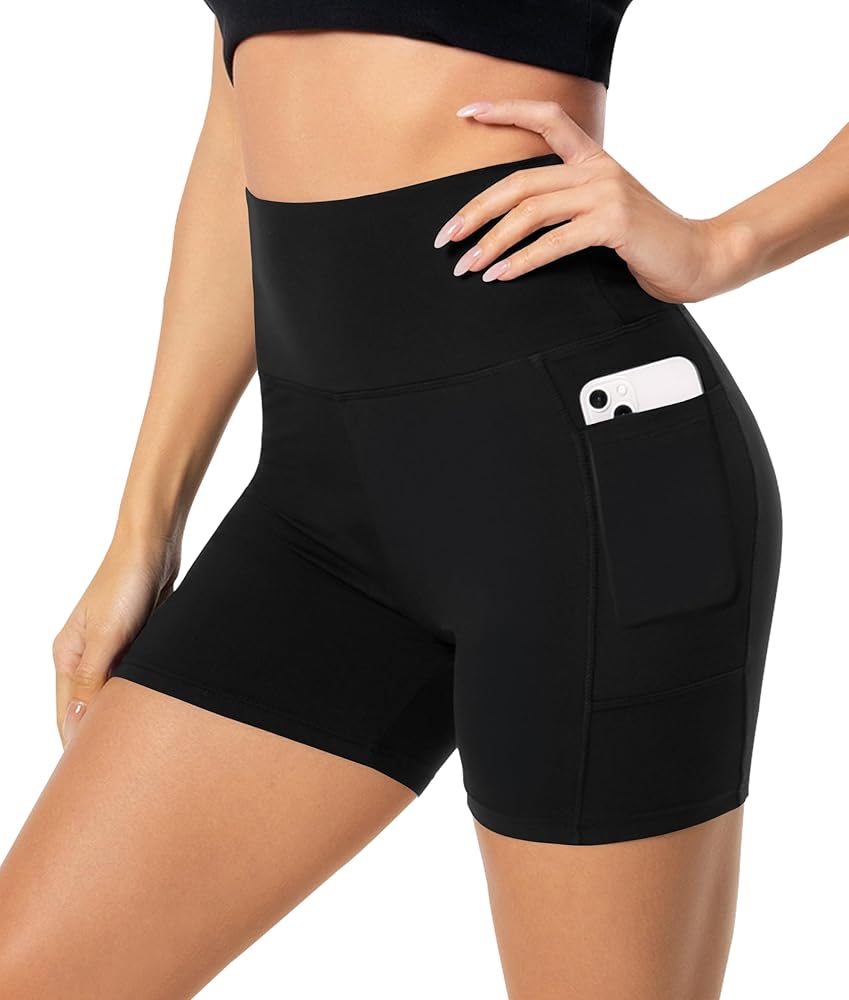 CH # 575 High Waist Lycra Tummy Control Gym Shorts – Women’s Fitness, Yoga & Running Wear