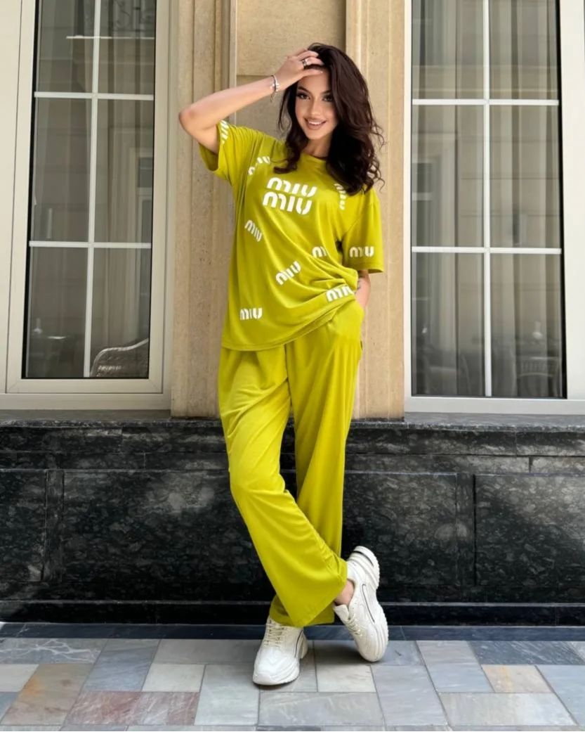 Ch # 452 Chakoor Drop Shoulder MIU MIU Co-ord Set