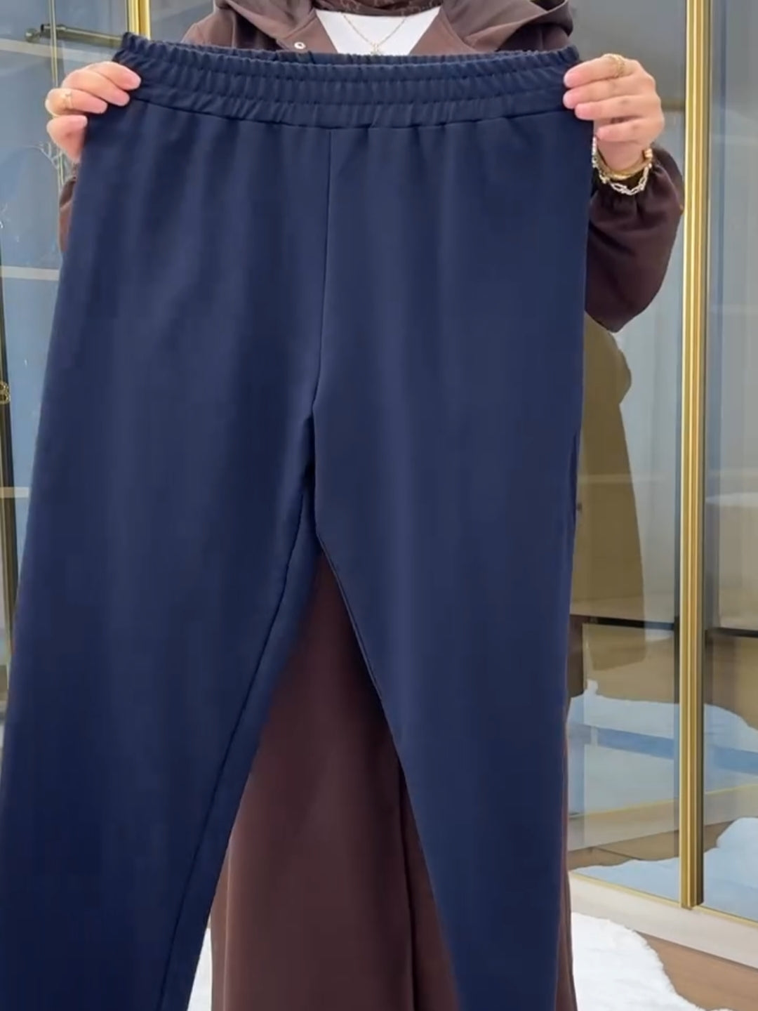 Ch # 515 Chakoor 2 Piece winter fleece dress head to toe button pocket hoodie & trouser