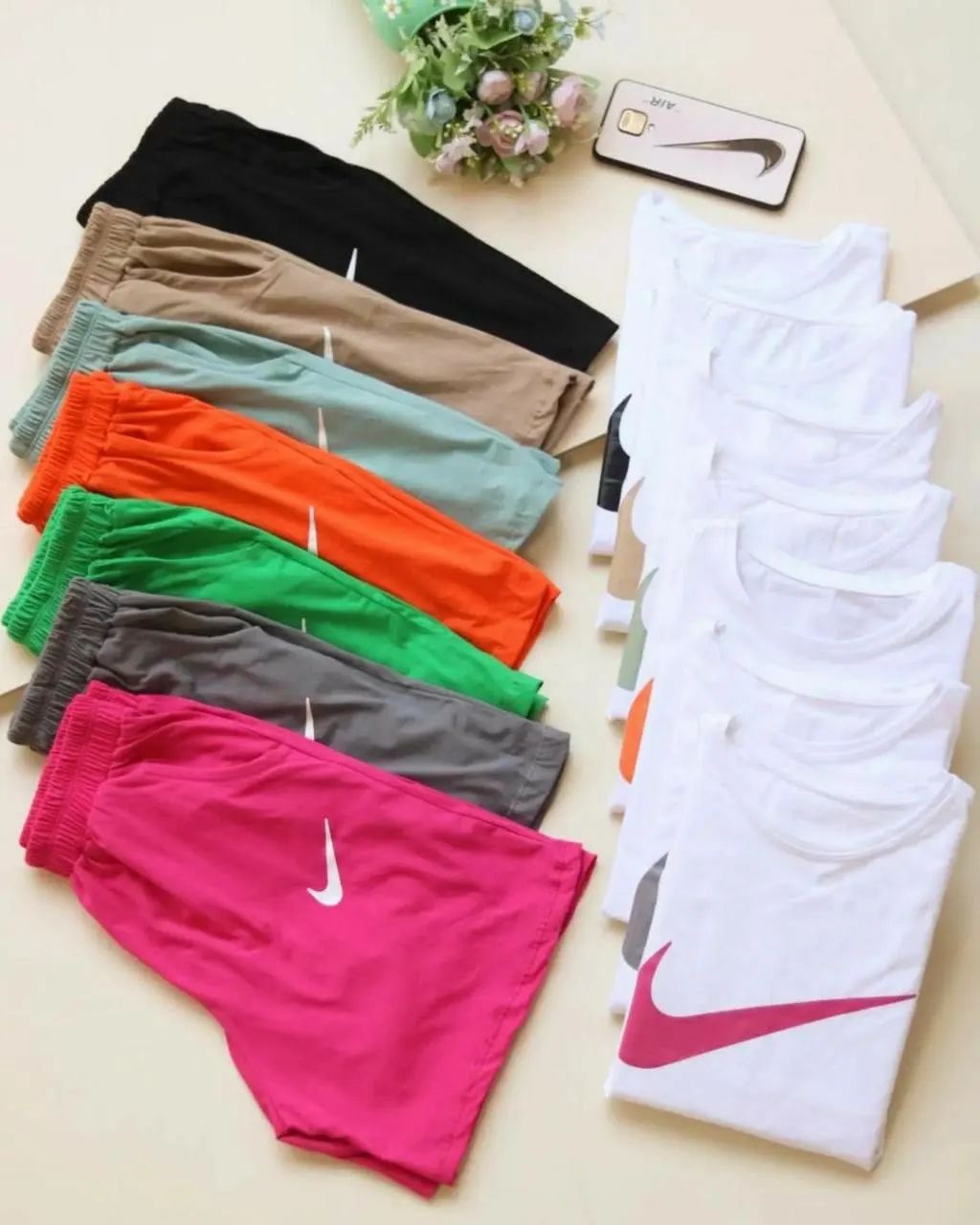 CH # 426 Printed Tee & Casual Short Combo for Women