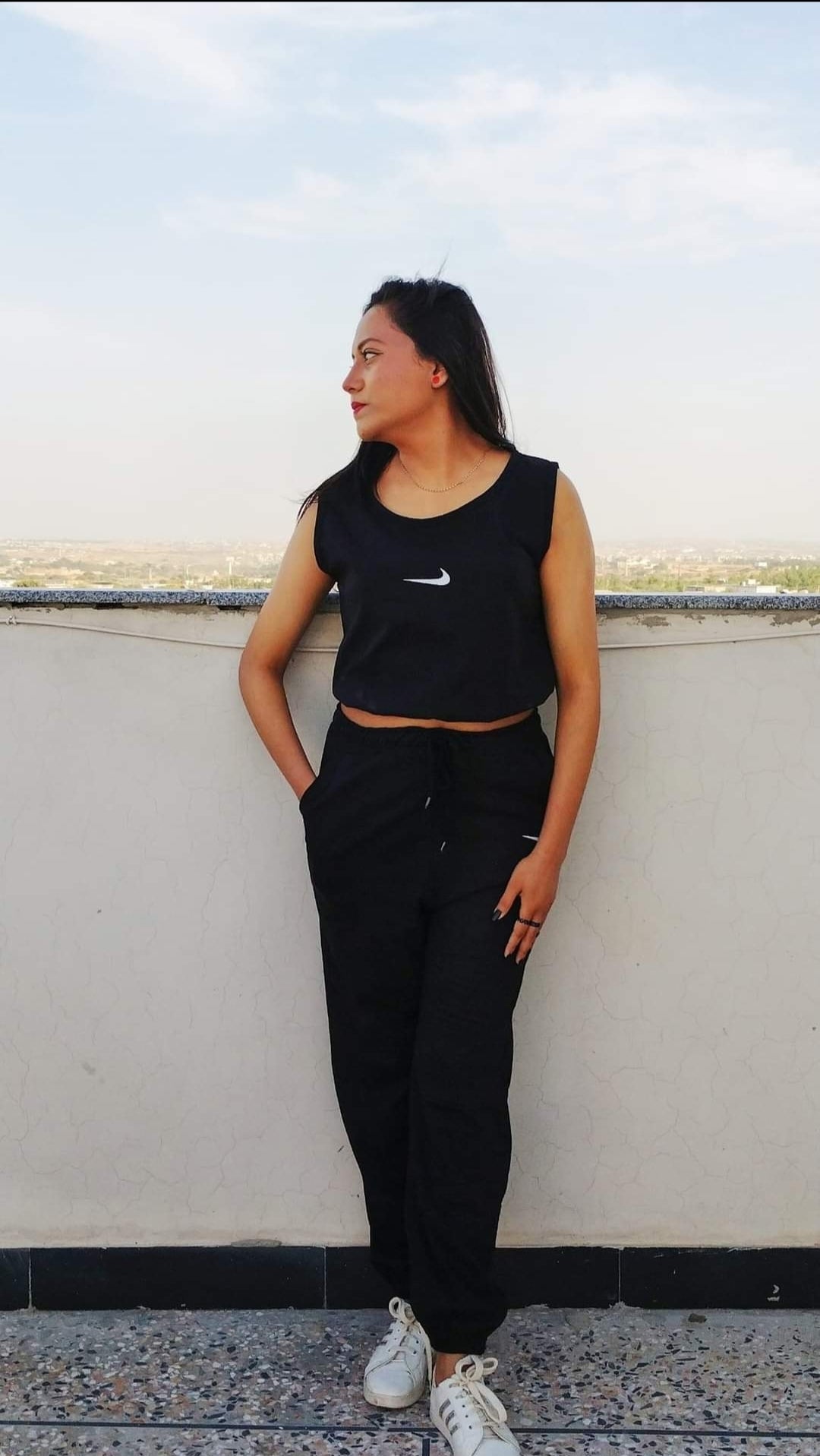 Ch # 417 women's short sling elastic top & Trouser