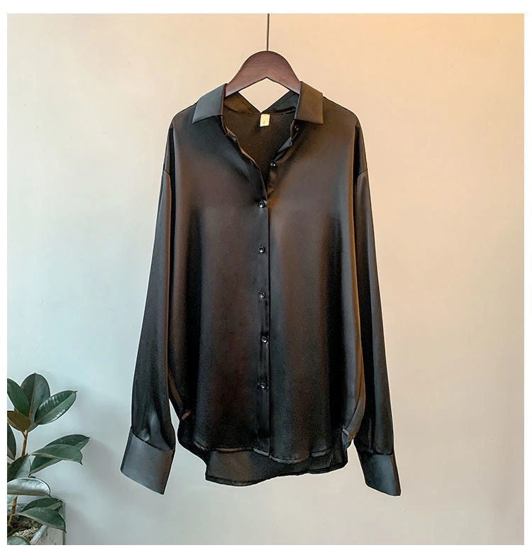 Chakoor Silk Effect Front Button Formal Shirt CHK # P51
