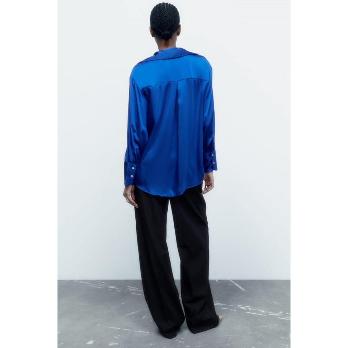 Chakoor Silk Effect Front Button Formal Shirt CHK # P51
