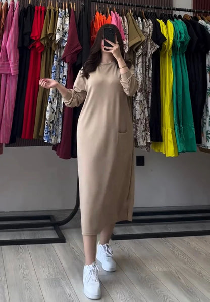 CH 592 - Longline Fleece Top For Winters - Chakoor