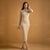 Ch # 361 Chakoor Ribbed Cotton High Neck Bodycon Dress