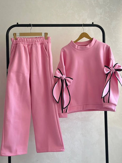 CH 621 -Pookie Bow Co-Ord Set - Chakoor