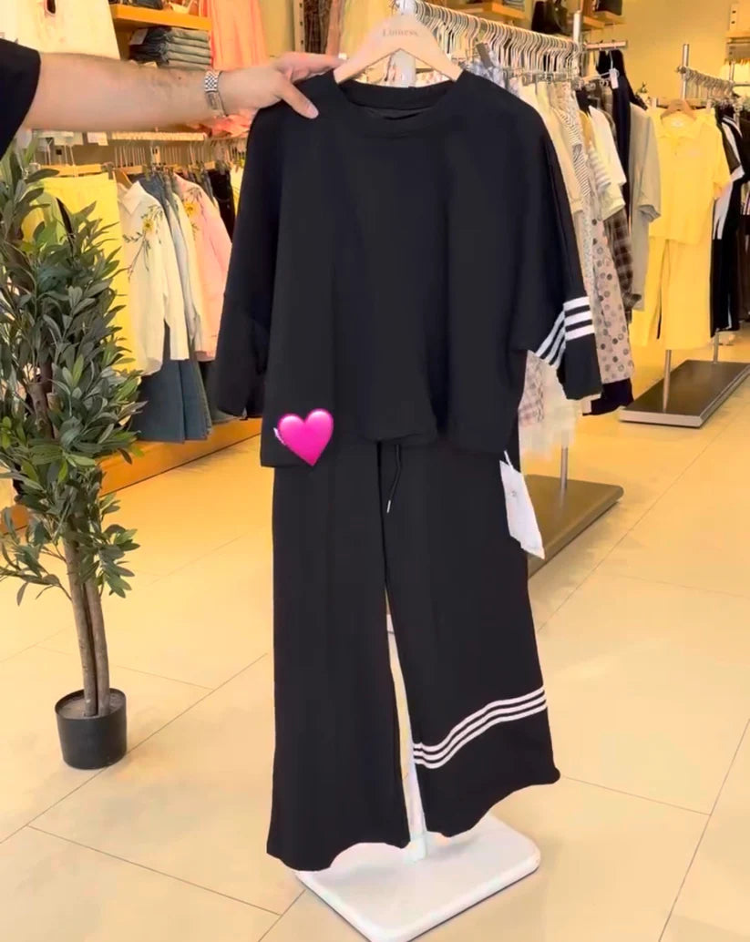 CH - 6074 - Stripes Co-ord Set | Chakoors
