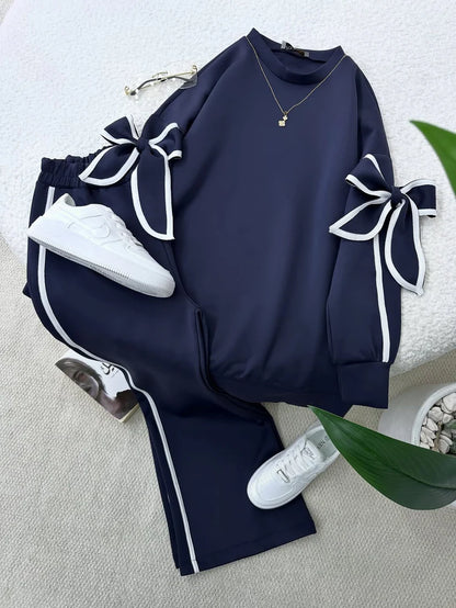 CH 621 -Pookie Bow Co-Ord Set - Chakoor