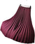 CH # 367 Chakoor's Serenade in Silk Luxe Pleated Skirt for Casual Couture