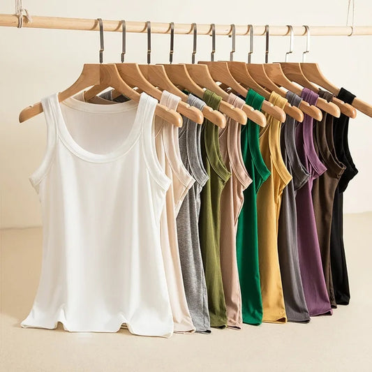 Ch # 415 Chakoor O Neck Basic Tank Top