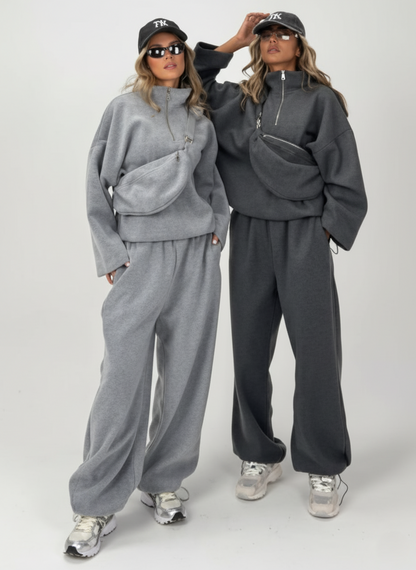 CH # 583 Chakoor Women’s 3 in 1 Winter Western Baggy Track Co ords With Bag