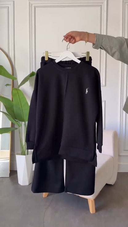 CH 589 Chakoor Polo Winter Fleece Co-ord Set