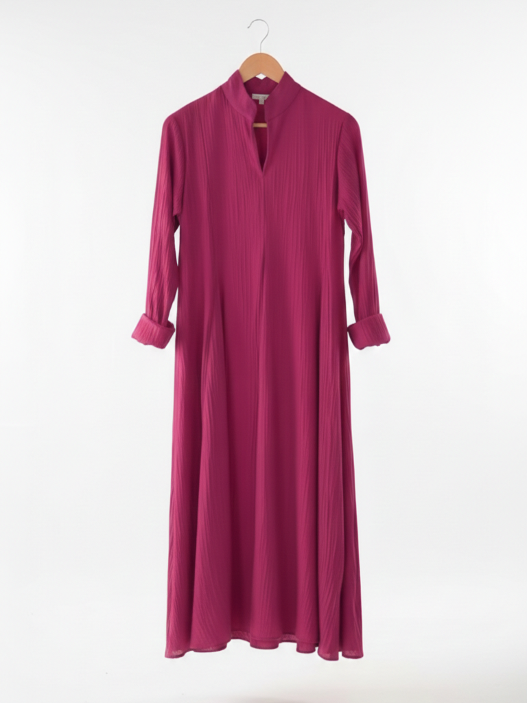 Ch 632 Chakoor Signature Crinkle Pleated Summer Maxi