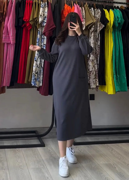 CH 592 - Longline Fleece Top For Winters - Chakoor