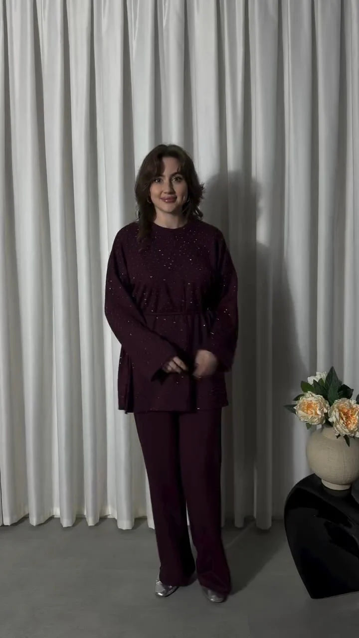 CH 610 - Sparkle Premium Co-Ord Set - Chakoor