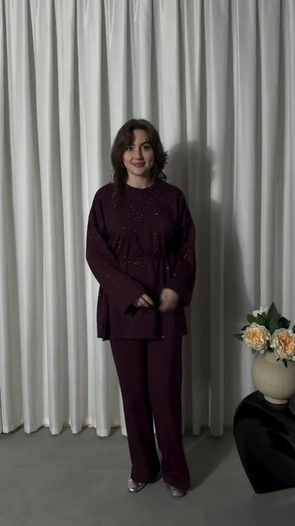 CH 610 - Sparkle Premium Co-Ord Set - Chakoor