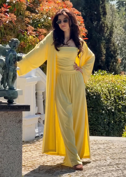 CH - 6088 Summer Flow 3-Piece Co-ord Set - Chakoor