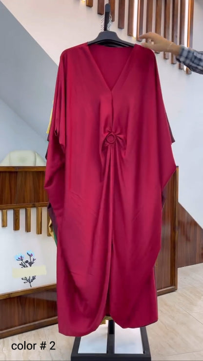 CH # 352 CHAKOOR INDONESIAN GRIP SILK KAFTAAN (NO REFUND NO EXCHANGE)