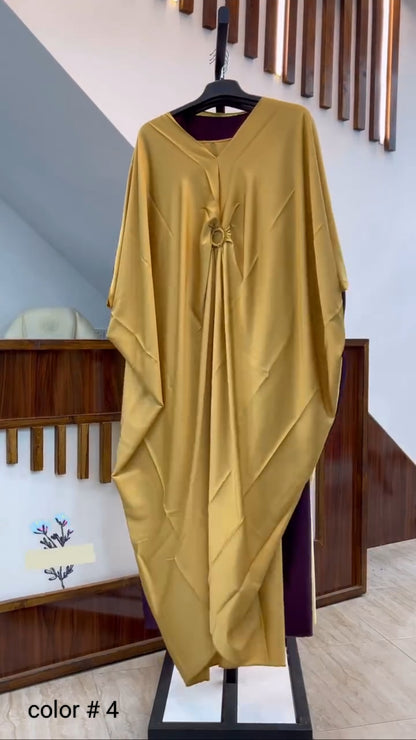 CH # 352 CHAKOOR INDONESIAN GRIP SILK KAFTAAN (NO REFUND NO EXCHANGE)