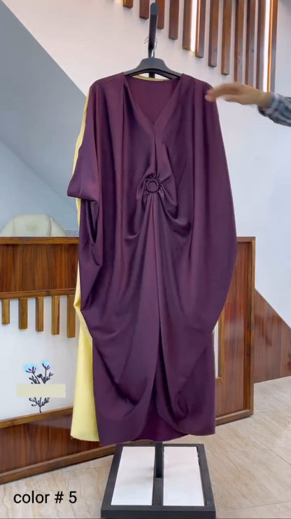 CH # 352 CHAKOOR INDONESIAN GRIP SILK KAFTAAN (NO REFUND NO EXCHANGE)