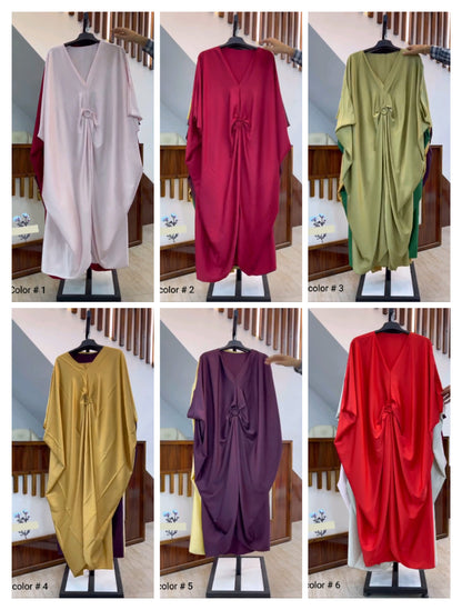 CH # 352 CHAKOOR INDONESIAN GRIP SILK KAFTAAN (NO REFUND NO EXCHANGE)