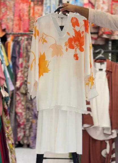 CH 6014 - Petal Soft 2-Piece Dress | Chakoor