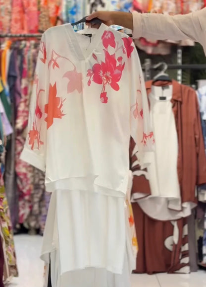 CH 6014 - Petal Soft 2-Piece Dress | Chakoor