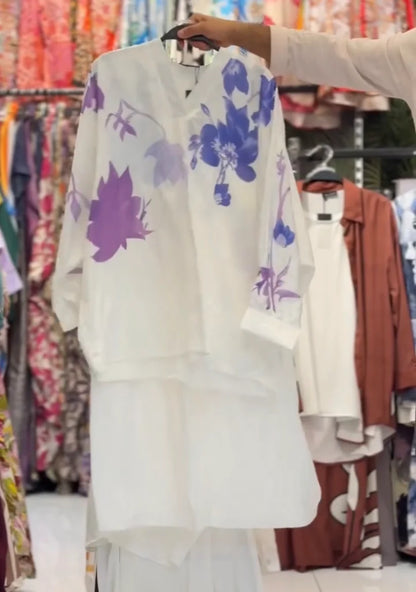 CH 6014 - Petal Soft 2-Piece Dress | Chakoor