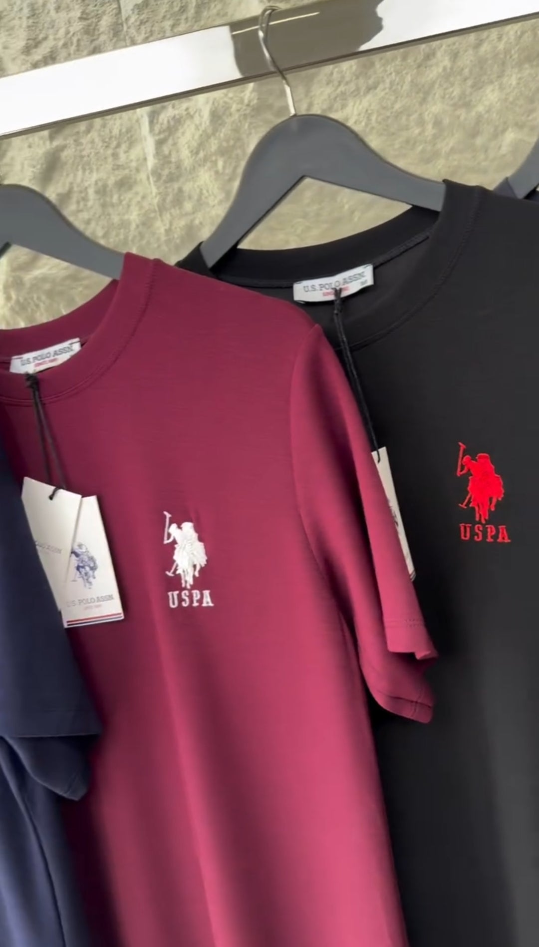 USPA branded short-sleeve maxi dresses with embroidered logo on chest. 02