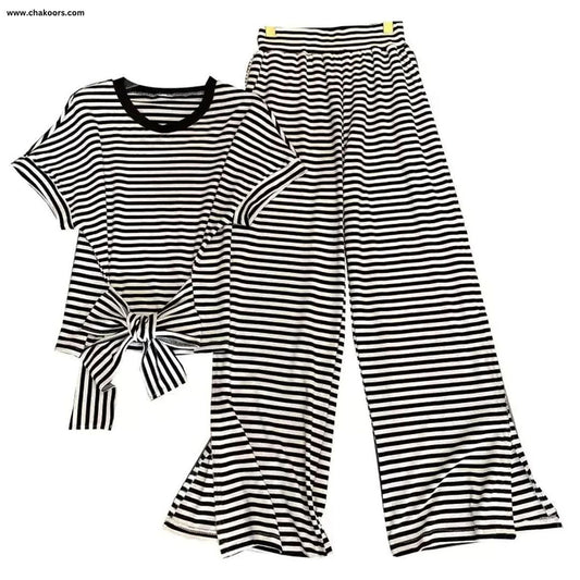 Get 2 Pcs Zebra Suit Lounge Wear SW-43