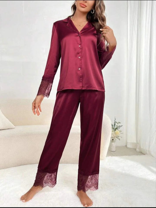 CHK # p73 Chakoor Button-Down PJ Style Nightwear Set