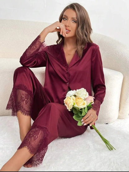 CHK # p73 Chakoor Button-Down PJ Style Nightwear Set