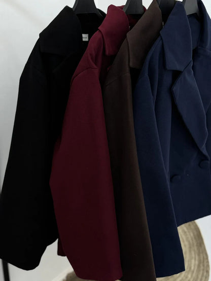 CH - 581 Heritage Double Button Fleece Coat - Chakoor