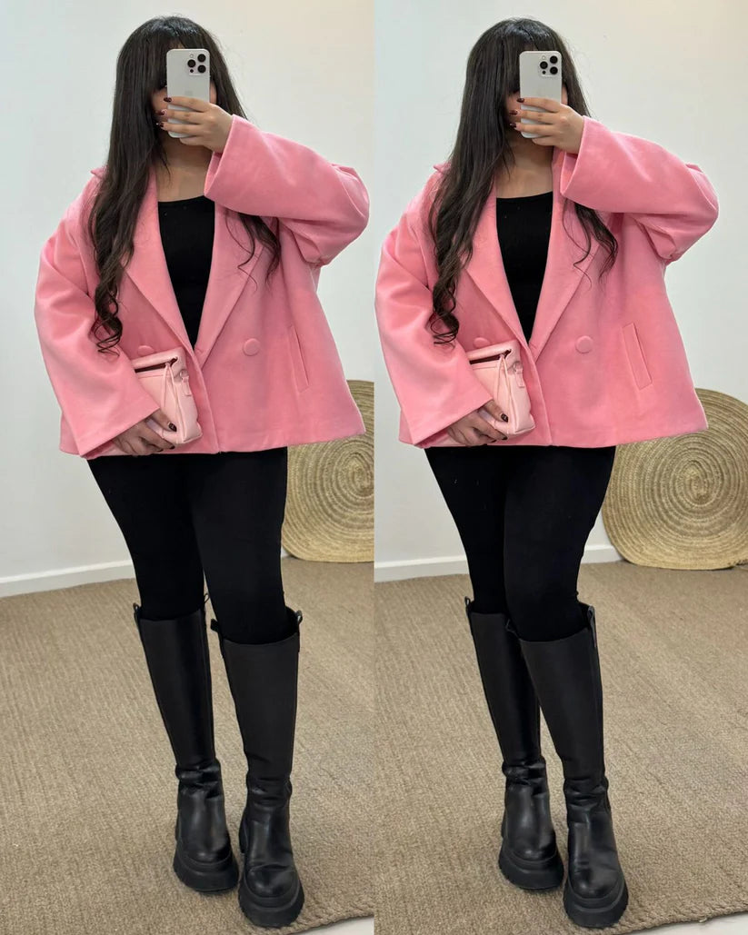 CH - 581 Heritage Double Button Fleece Coat - Chakoor