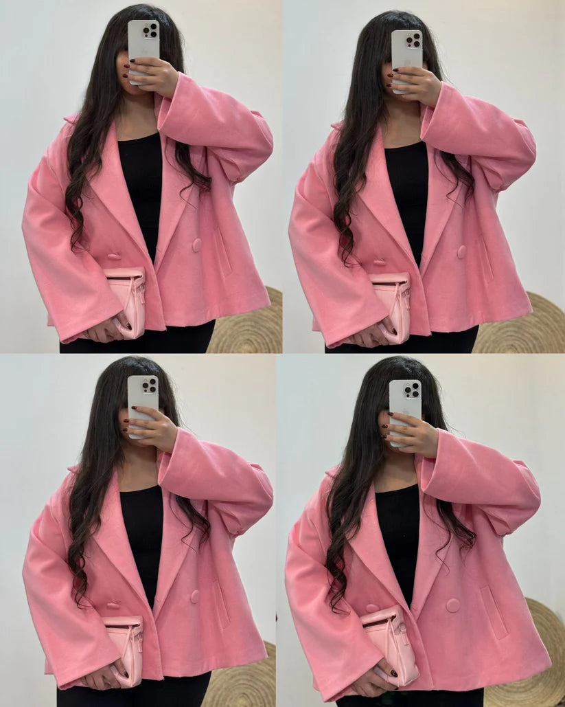 CH - 581 Heritage Double Button Fleece Coat - Chakoor