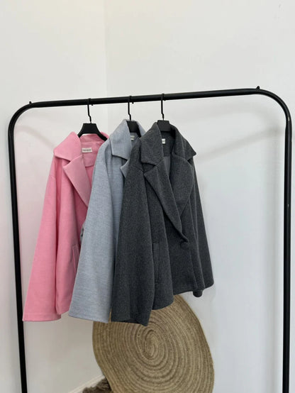 CH - 581 Heritage Double Button Fleece Coat - Chakoor