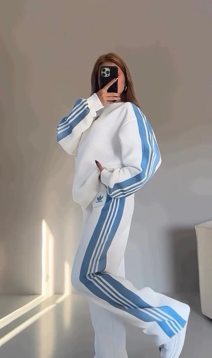 CH 615 - Side Stripe Printed Tracksuit - Chakoor
